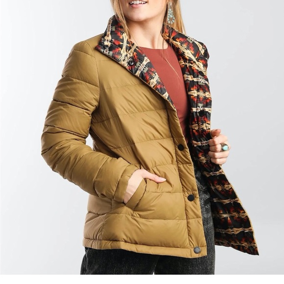 Pendleton Women's Bitterroot Reversible Duck Down Jacket Women's Size S - Picture 8 of 12